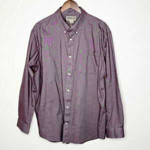Duluth Trading Co. Purple Shimmer Button Down Shirt - Men’s US XL